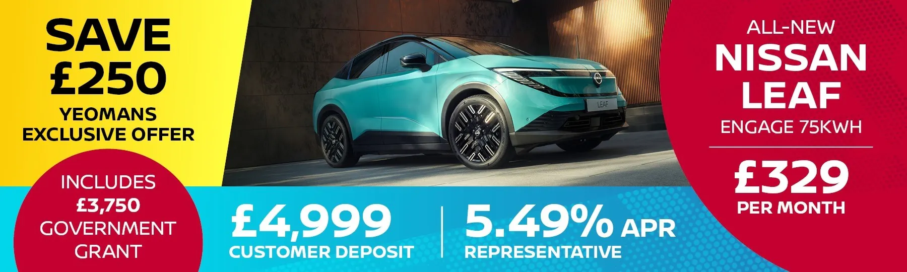 All New Nissan LEAF New Car Offer