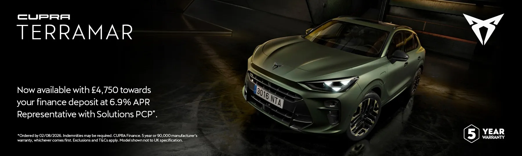 CUPRA Terramar New Car Offer