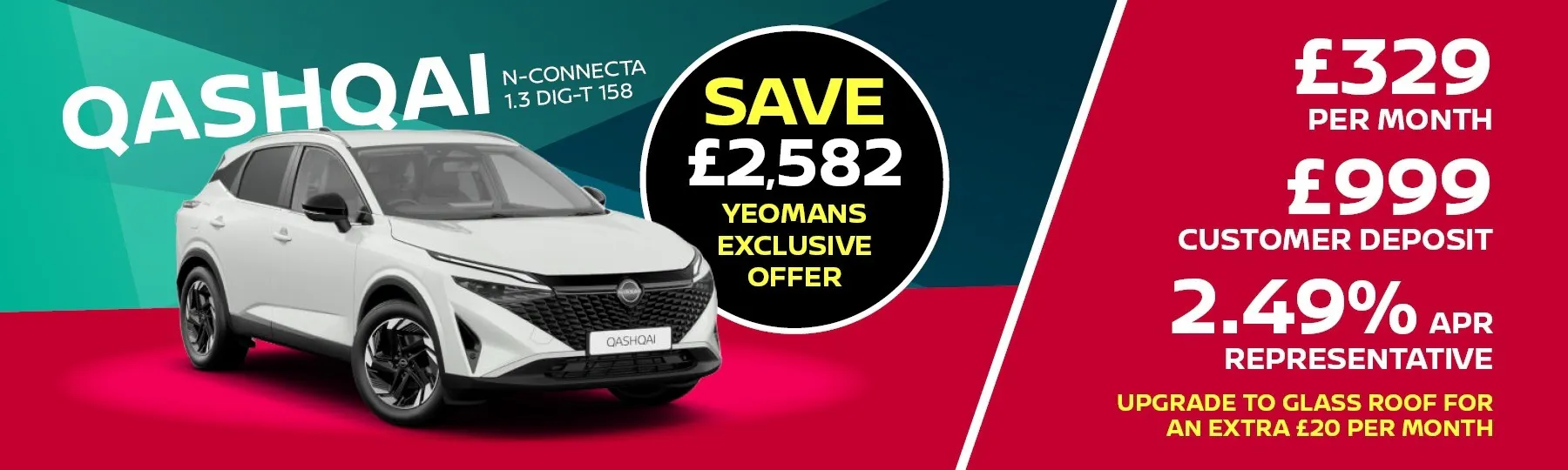 Nissan Qashqai New Car Offer