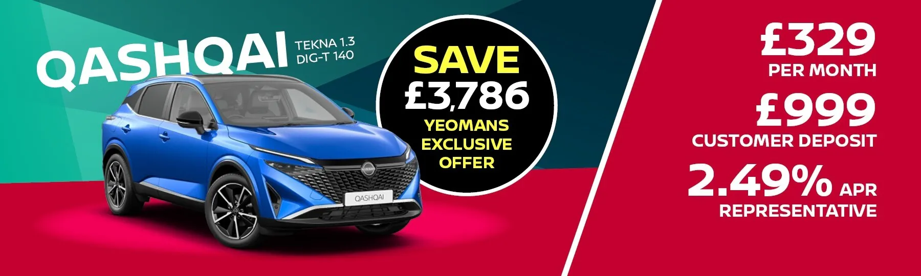 Nissan Qashqai New Car Offer