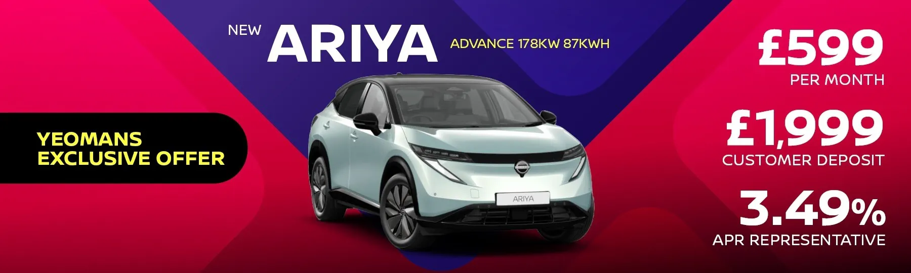 Nissan ARIYA New Car Offer