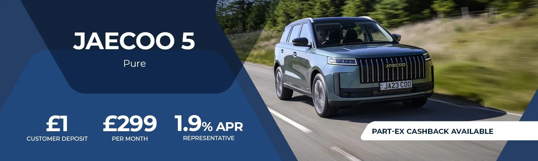 jaecoo 5 New Car Offer