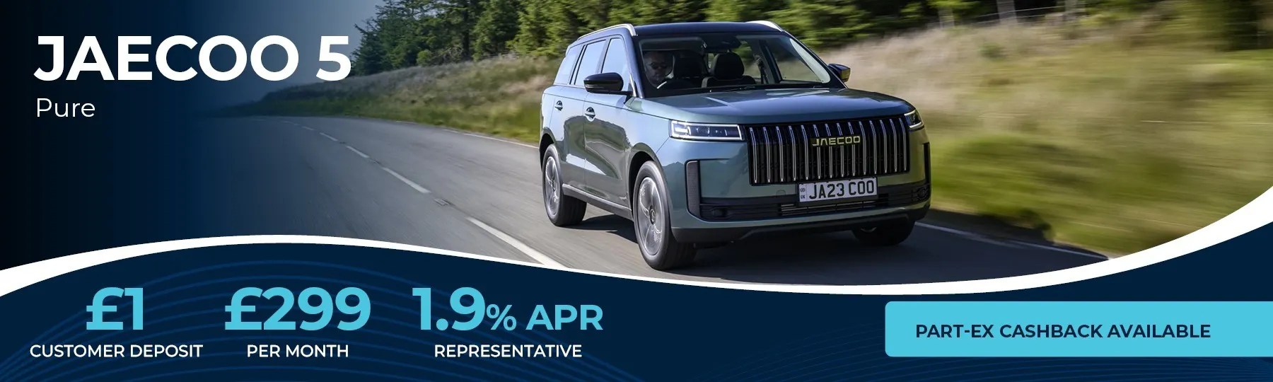 jaecoo 5 New Car Offer