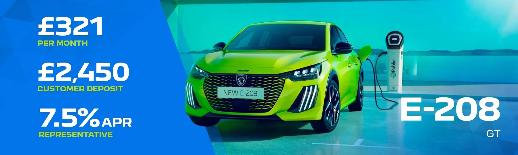 Peugeot E-208 New Car Offer