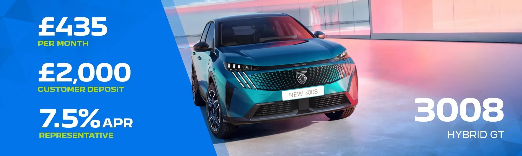 New Peugeot 3008 New Car Offer