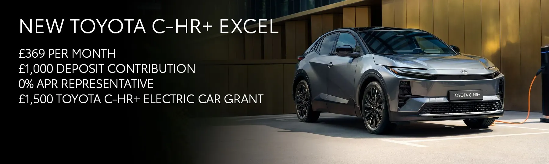 New All-Electric Toyota C-HR + New Car Offer