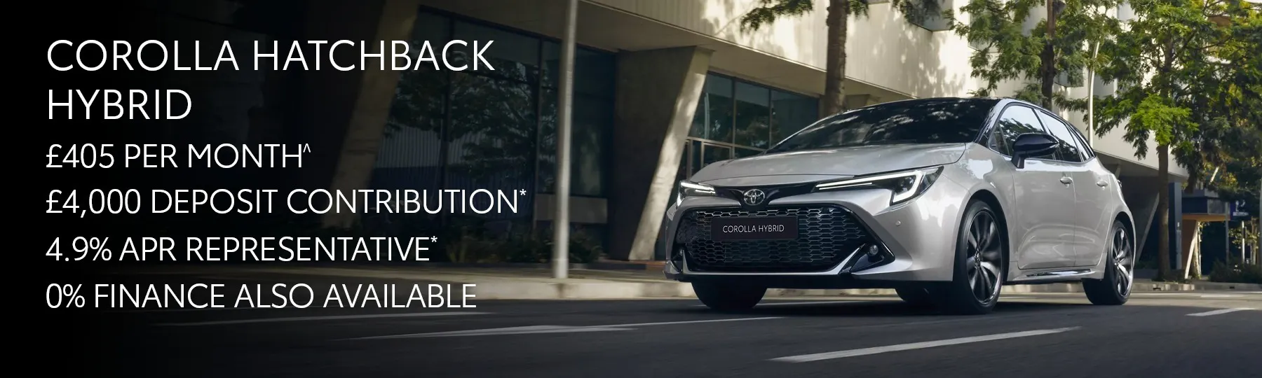 Toyota Corolla Hatchback New Car Offer