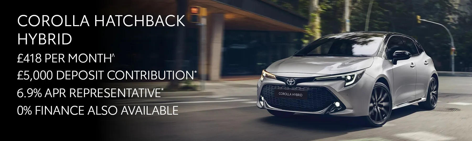 Toyota Corolla Hatchback New Car Offer