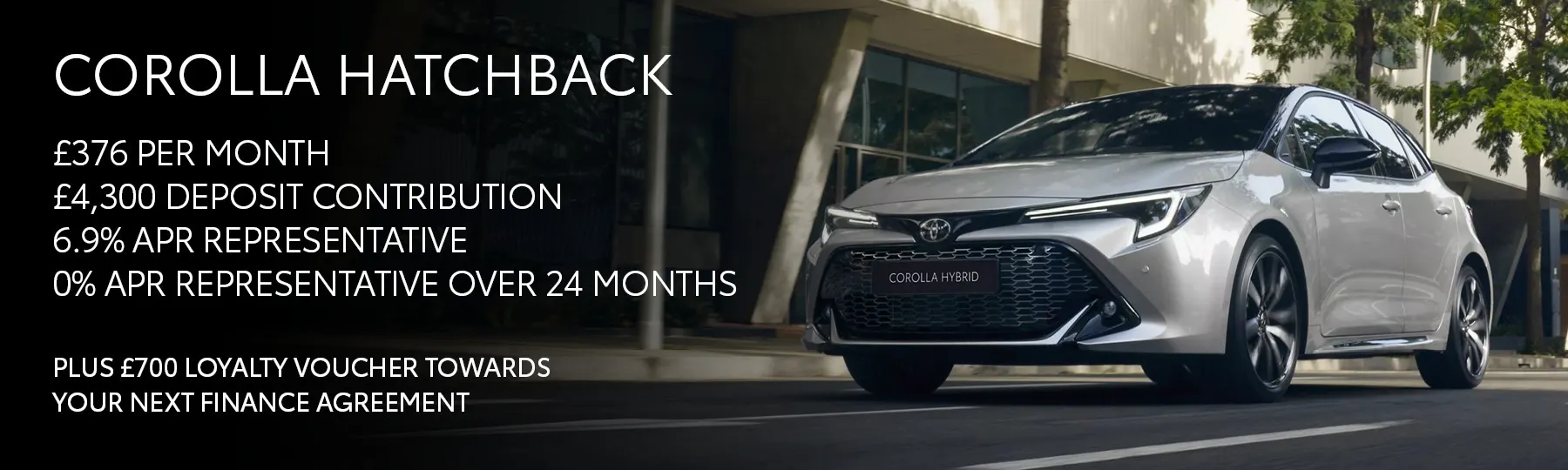 Toyota Corolla Hatchback New Car Offer