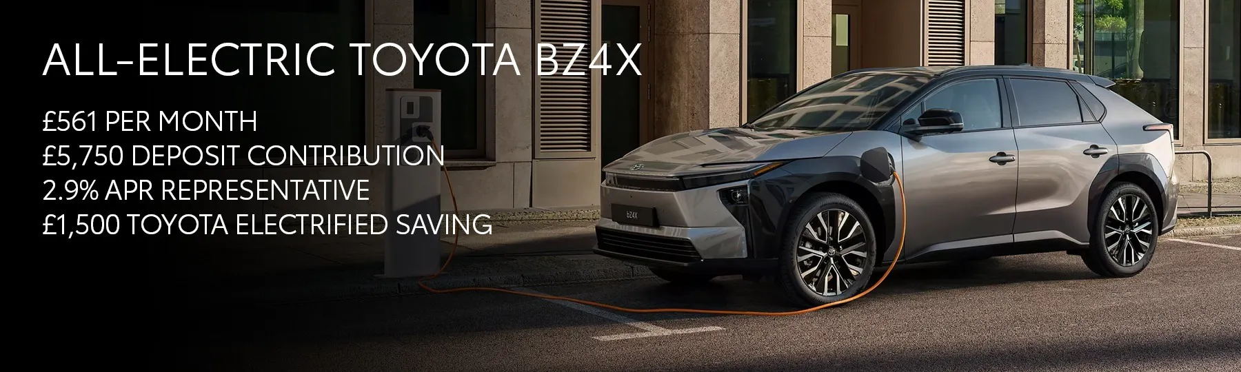 All-Electric Toyota bZ4X New Car Offer