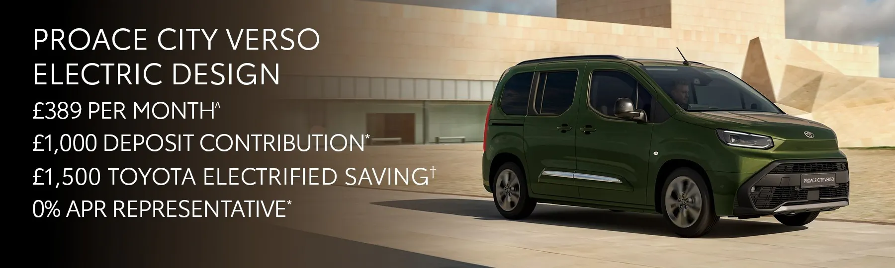 Toyota Proace City Verso Electric New Car Offer