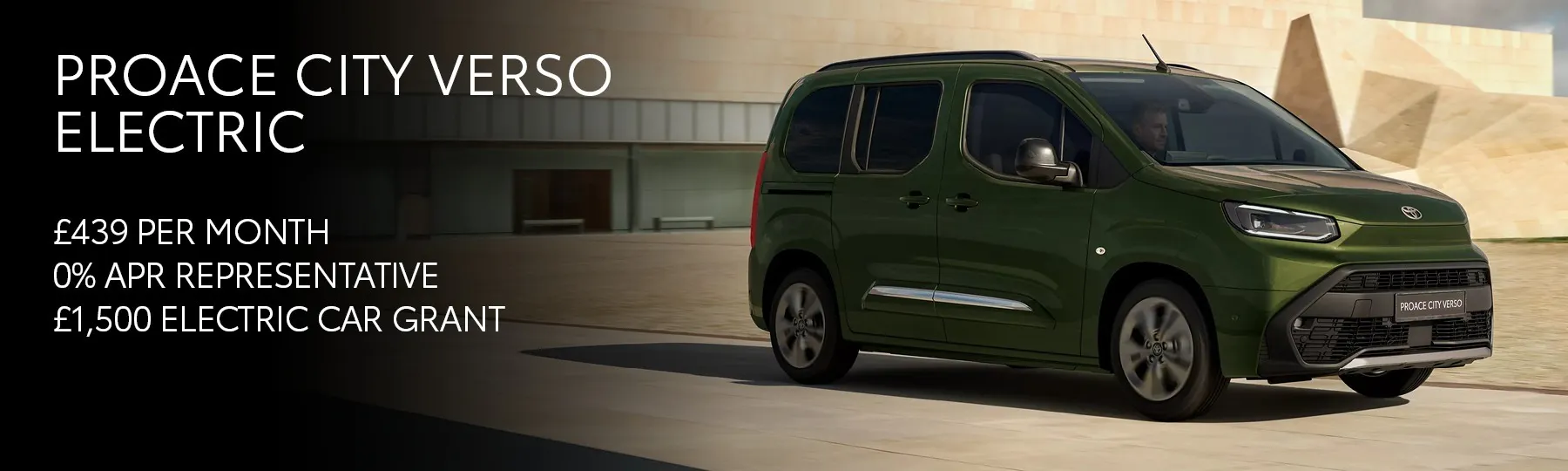 Toyota Proace City Verso Electric New Car Offer