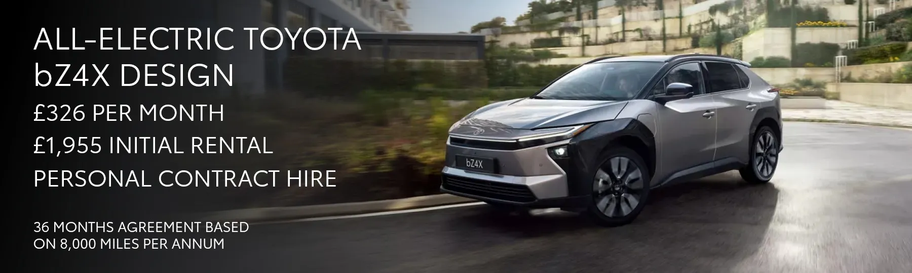 All-Electric Toyota bZ4X New Car Offer