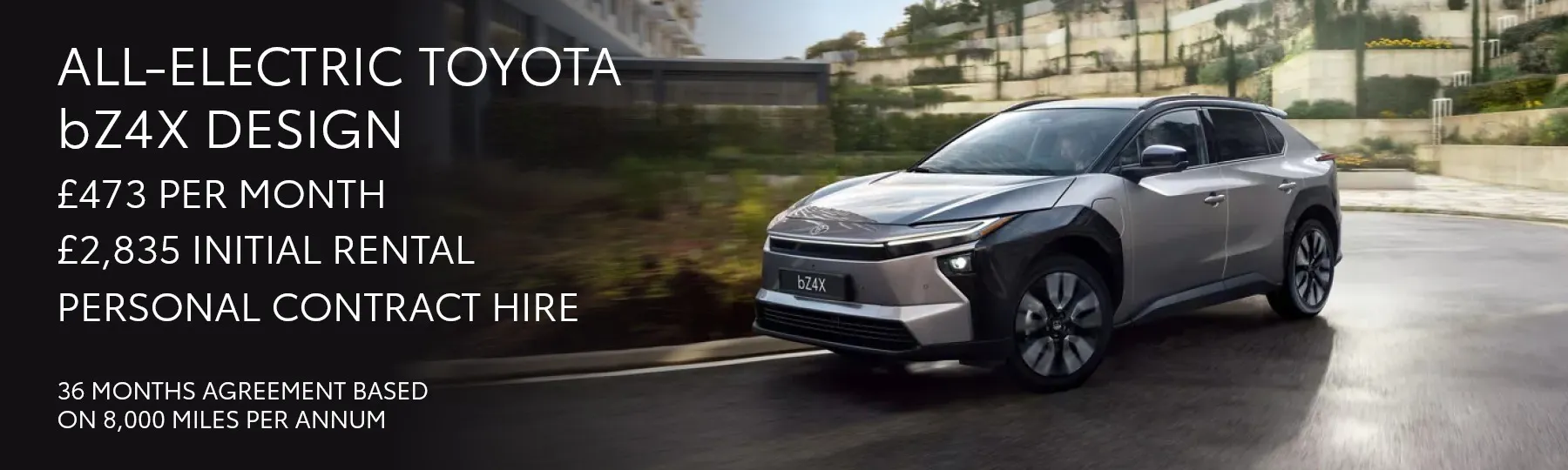 All-Electric Toyota bZ4X New Car Offer