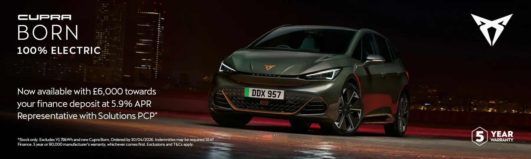 CUPRA Born New Car Offer