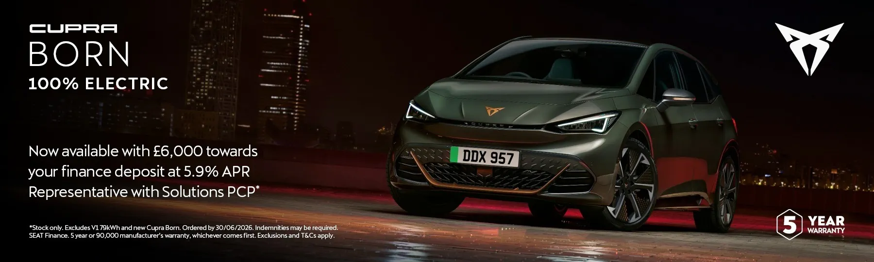 CUPRA Born New Car Offer