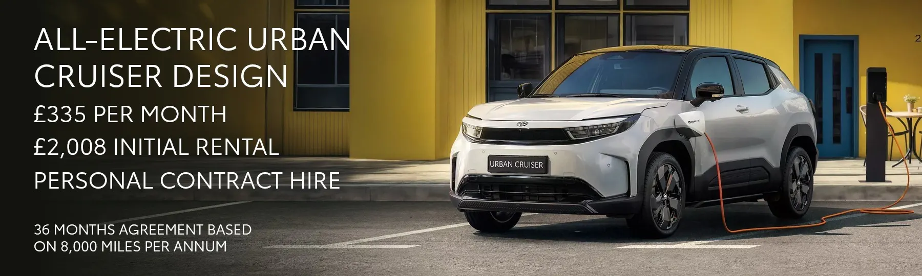 All-Electric Toyota Urban Cruiser New Car Offer