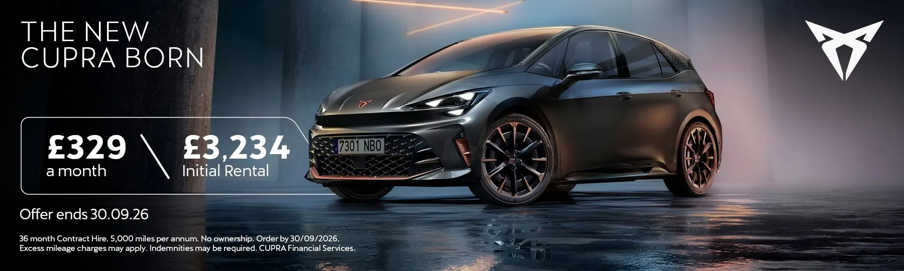 New CUPRA Born New Car Offer