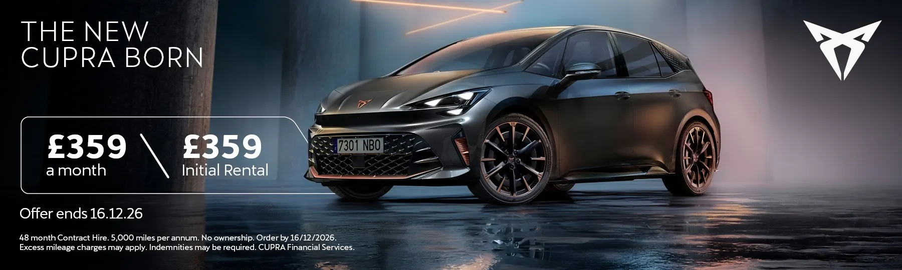 New CUPRA Born New Car Offer