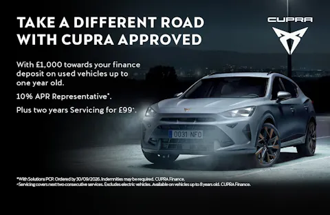 Approved Used CUPRA Petrol & Hybrid Offer
