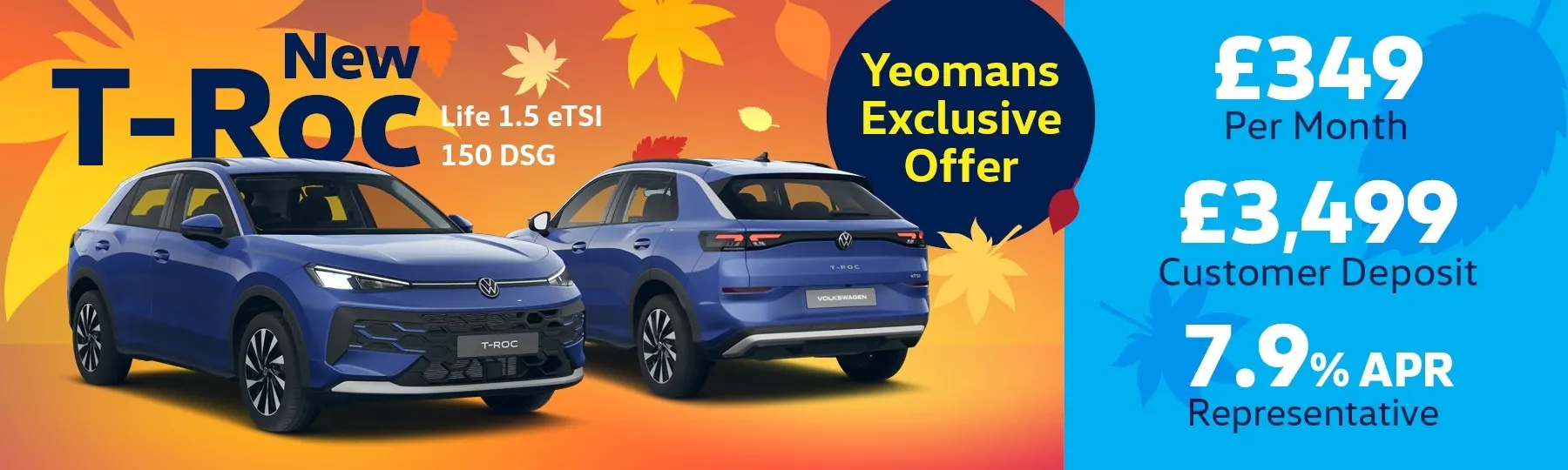 New Volkswagen T-Roc New Car Offer