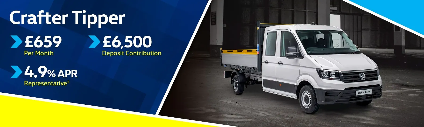 volkswagen Crafter Tipper New Van Offer