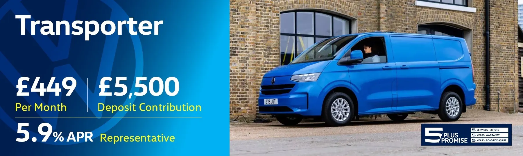 New Volkswagen Transporter New Van Offer