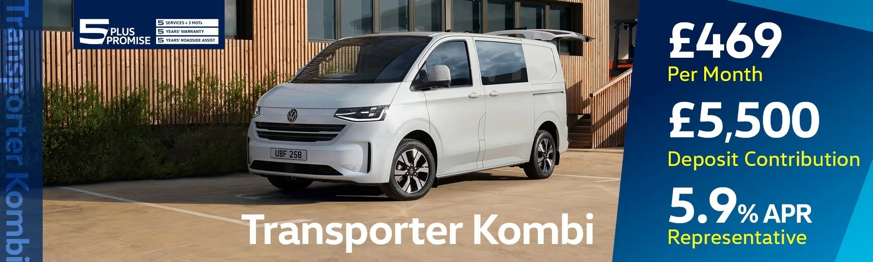 volkswagen Transporter Kombi New Van Offer