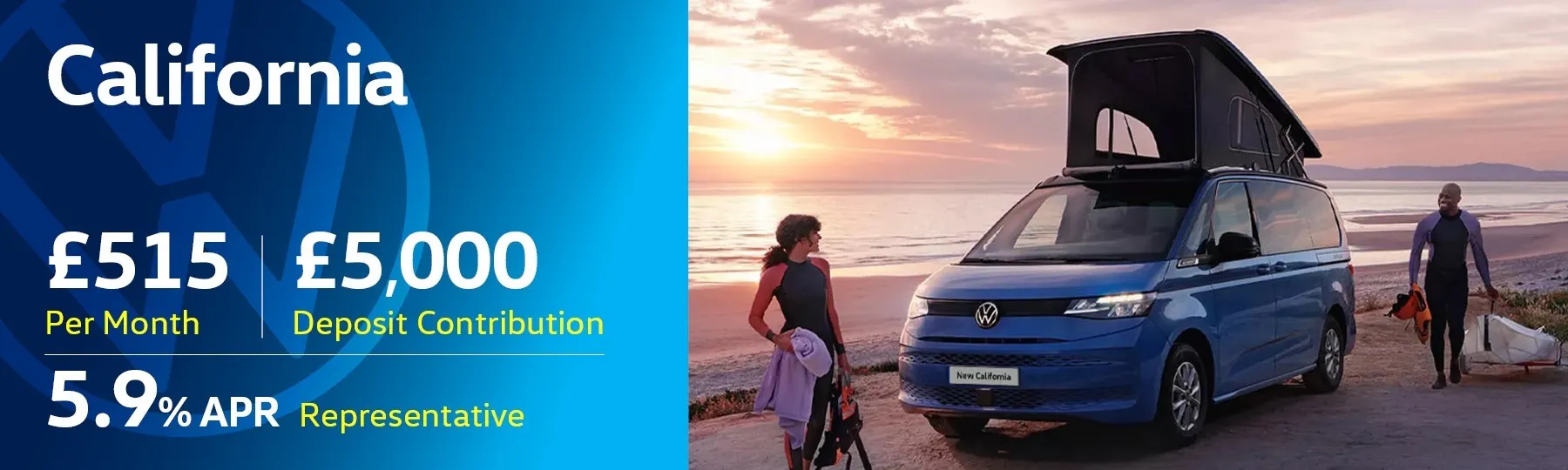 New Volkswagen California New Van Offer