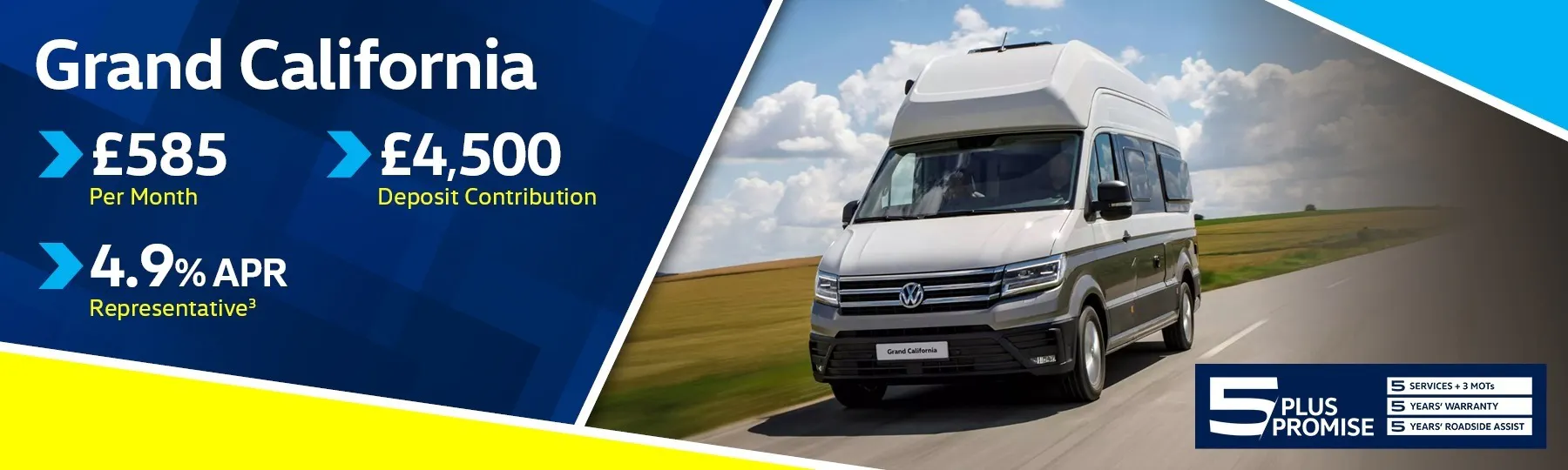 volkswagen Grand California New Van Offer