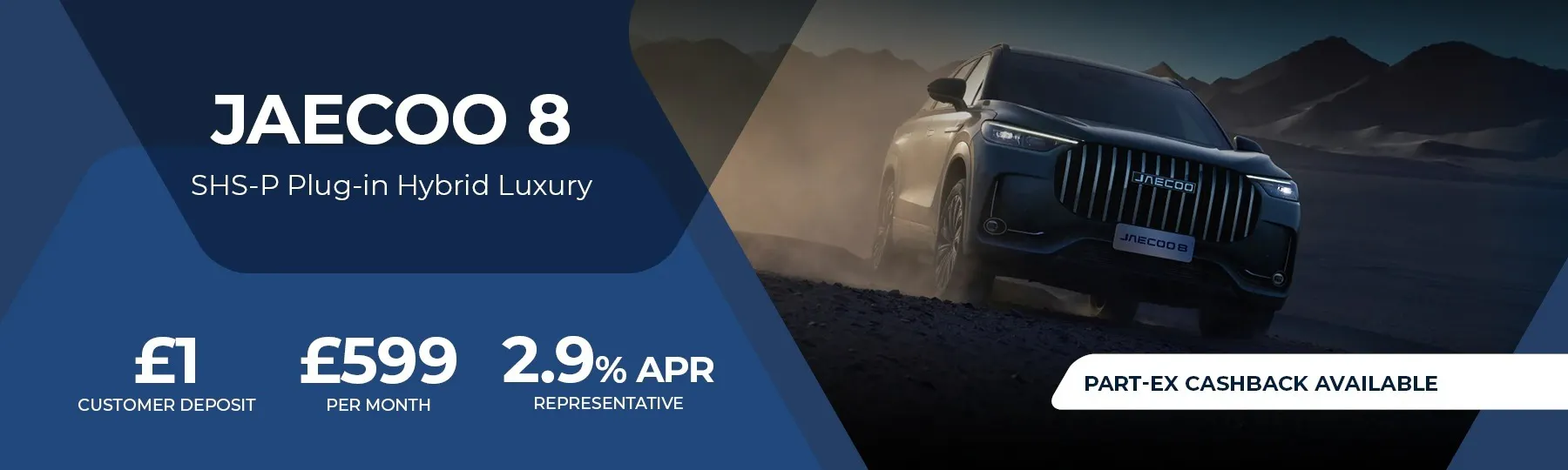 JAECOO 8 SHS New Car Offer