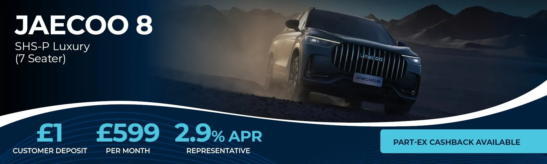 jaecoo 8 SHS P New Car Offer