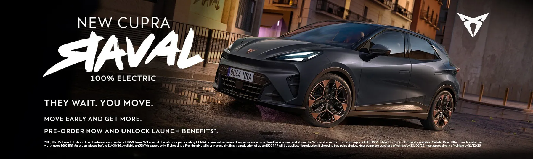 CUPRA Raval New Car Offer