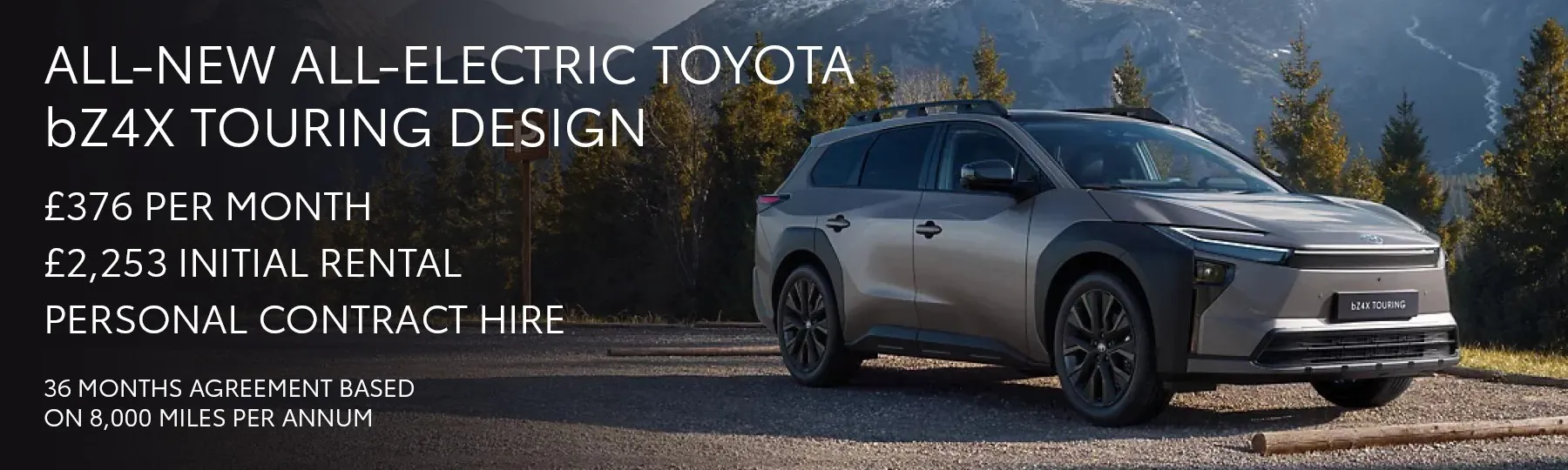 All-Electric Toyota bZ4X New Car Offer