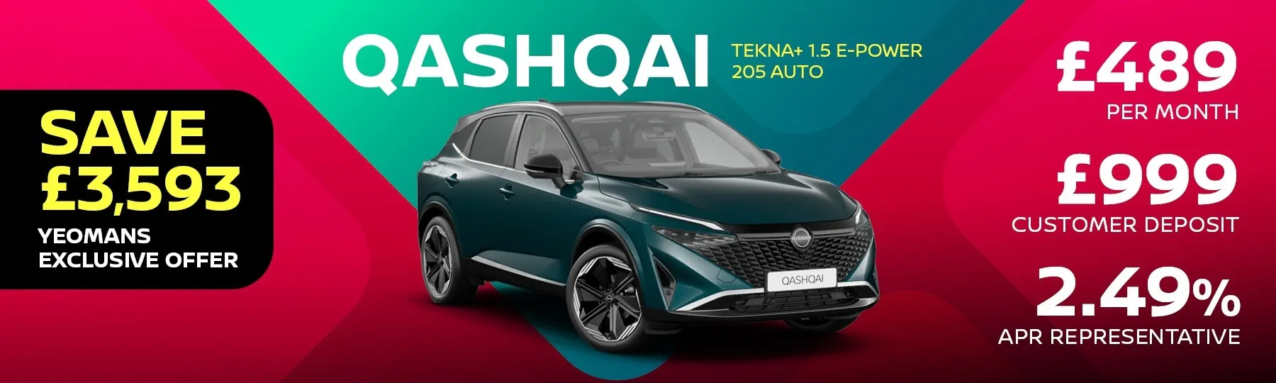 Nissan Qashqai New Car Offer
