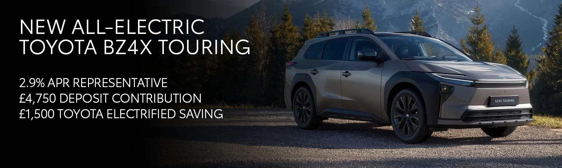 All-Electric Toyota bZ4X New Car Offer