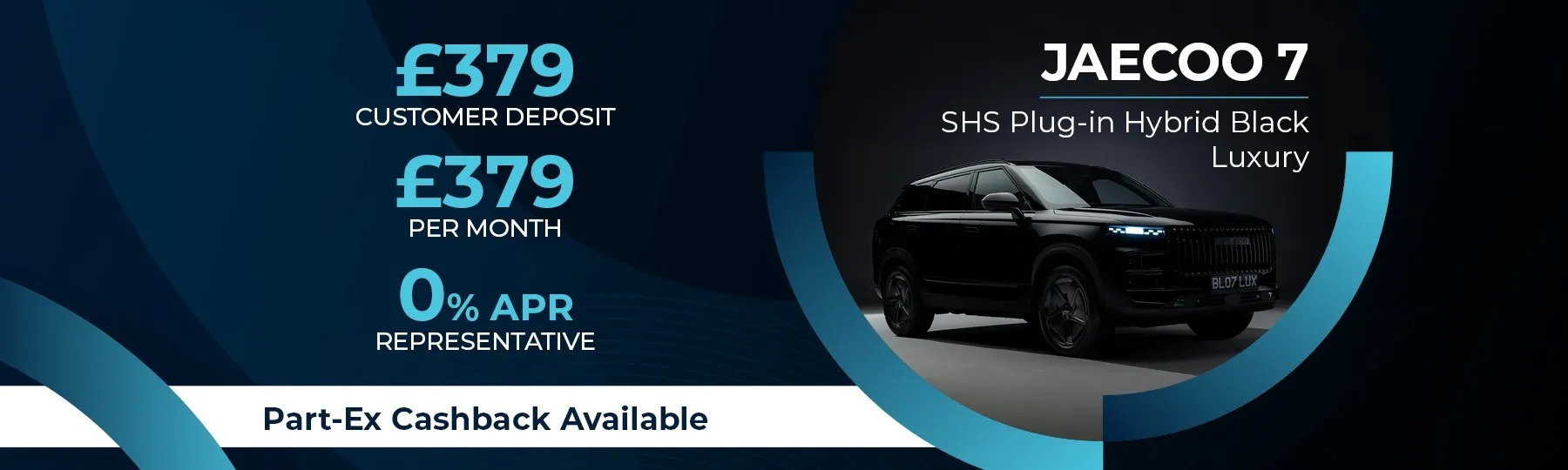 jaecoo 7 SHS Black Luxury New Car Offer