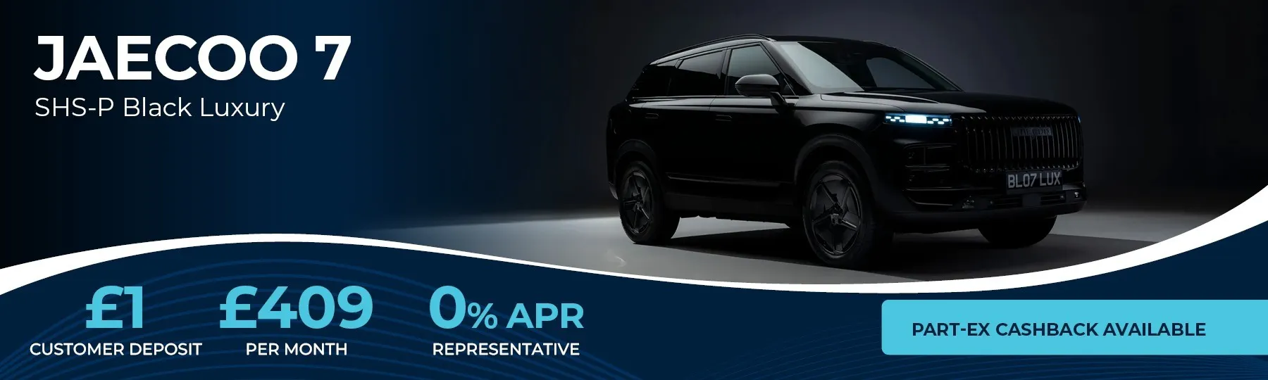jaecoo 7 SHS P Black Luxury New Car Offer