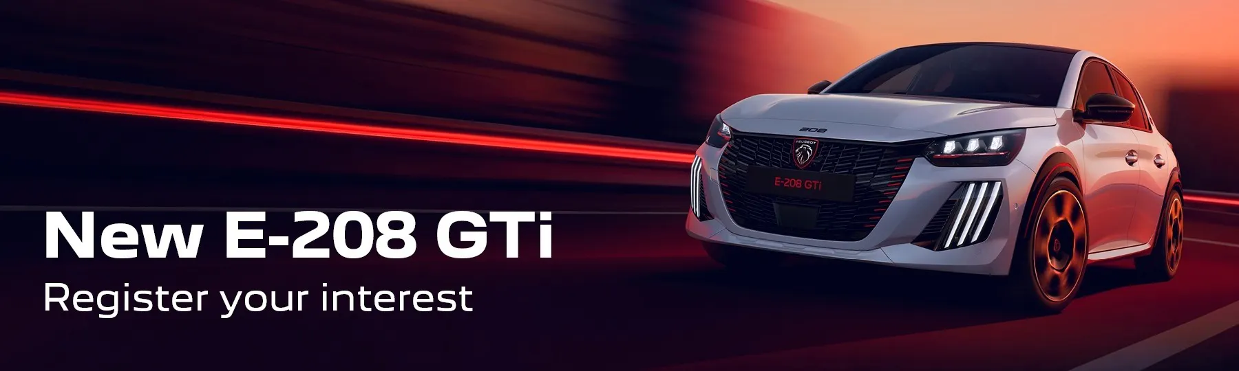 New Peugeot E-208 GTi Event Offer
