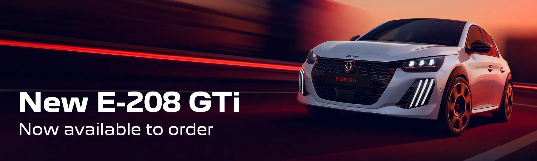 New Peugeot E-208 GTi Event Offer