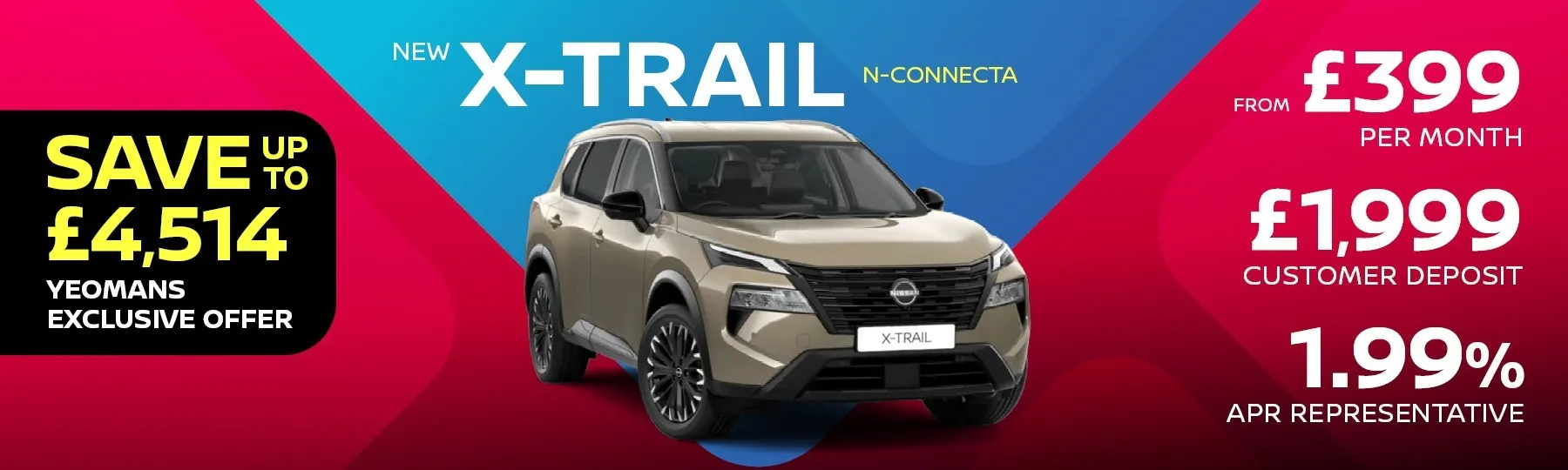 New Nissan X-Trail New Car Offer