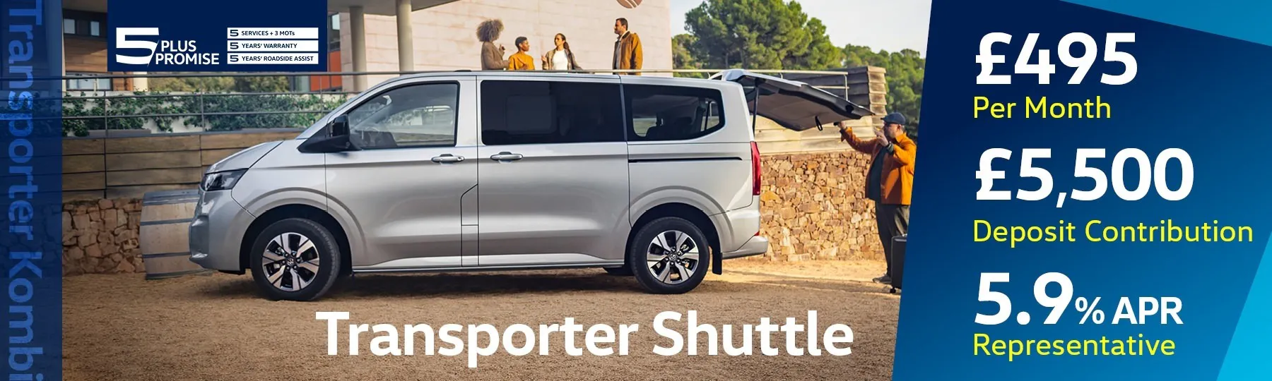 volkswagen Transporter Shuttle New Van Offer