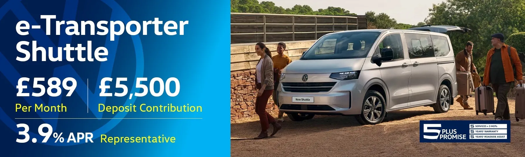 Volkswagen e-Transporter Shuttle New Van Offer