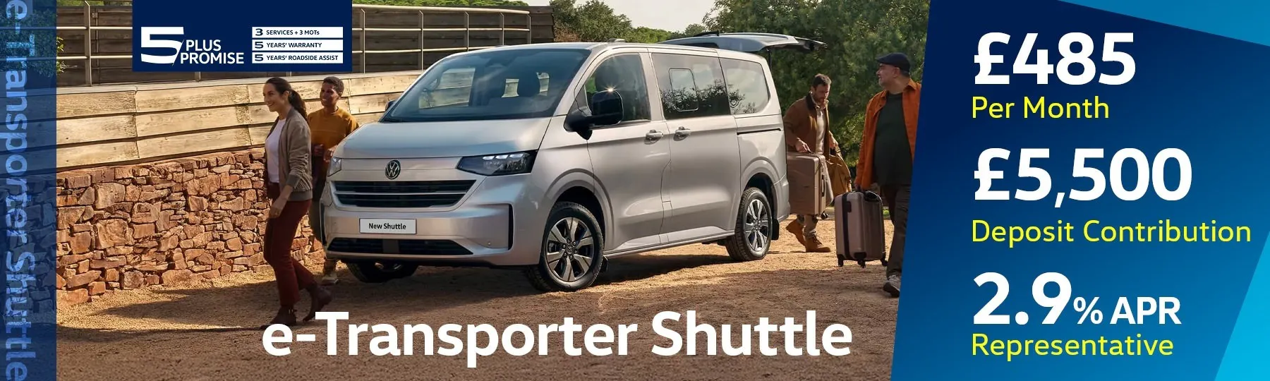 Volkswagen e-Transporter Shuttle New Van Offer