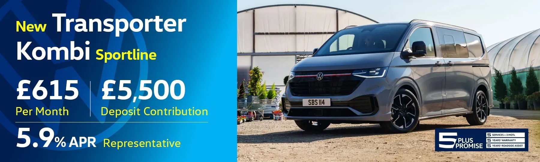 volkswagen Transporter Kombi New Van Offer