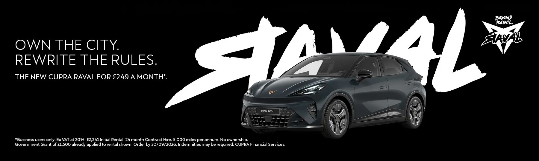 New CUPRA Raval Business Offer