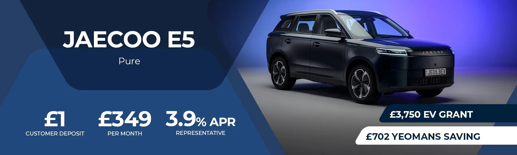 jaecoo E5 New Car Offer
