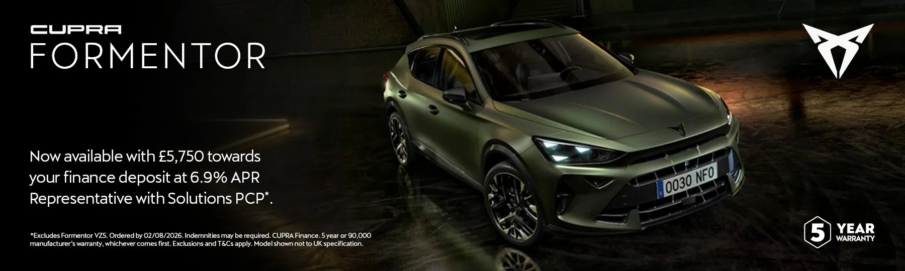CUPRA Formentor New Car Offer