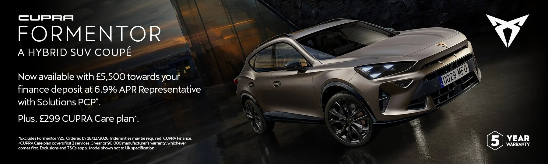 CUPRA Formentor New Car Offer