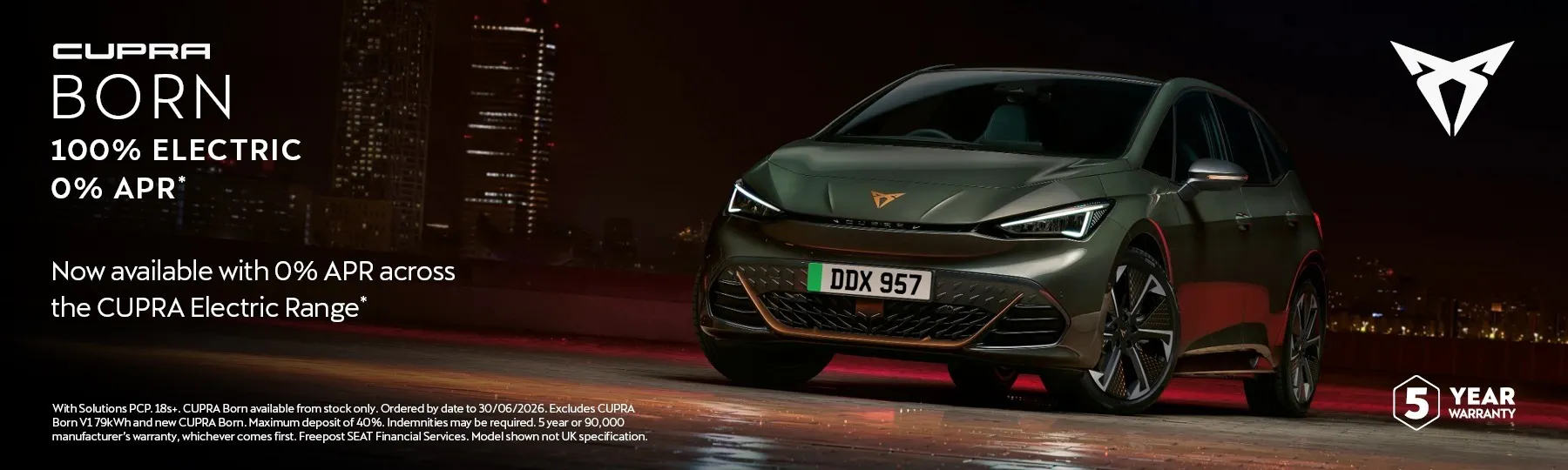 CUPRA Born New Car Offer